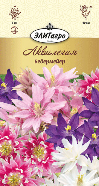 

Семена цветов Элитагро Аквилегия Бедермейер смесь многолетник 0,1 г