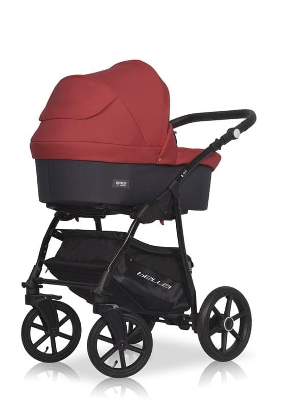 

Коляска 3 в 1 Riko Basic Bella серый-красный 10, Bella