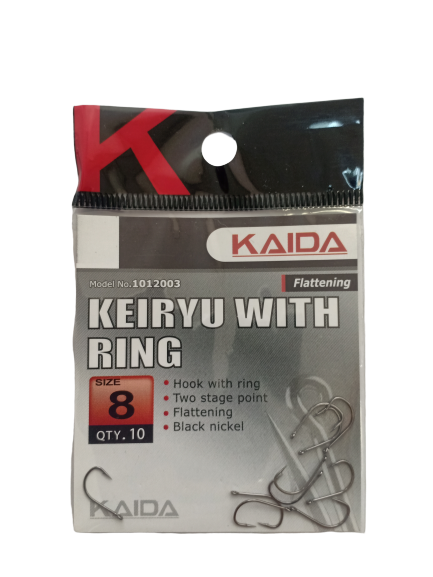 фото Рыболовные крючки kaida keiryu with ring № 8