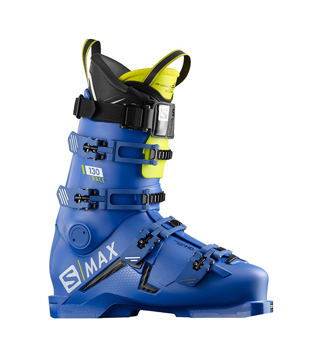 Горнолыжные ботинки Salomon S/Max 130 Race 2020, blue/acid green, 28.5