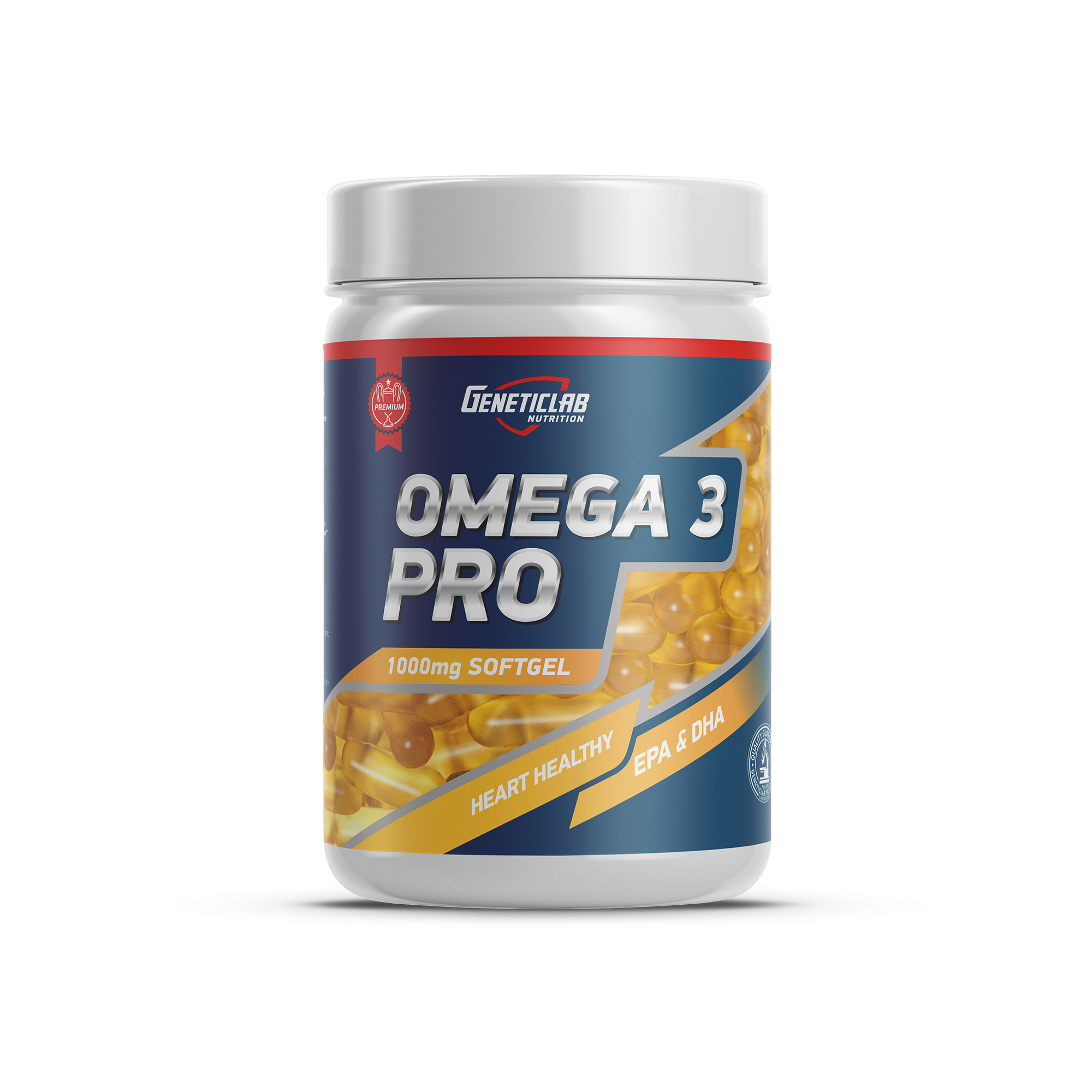 

Омега-3 рыбий жир GeneticLab Nutrition Omega-3 капсулы 300 шт., Omega-3