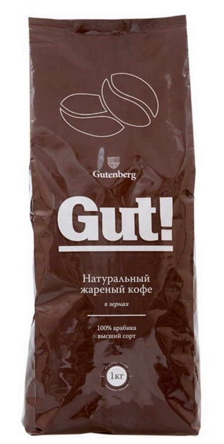 

Кофе в зернах Gutenberg грильяж 1000 г, Кофе в зернах ароматизированный Gutenberg Грильяж, 1000 гр.
