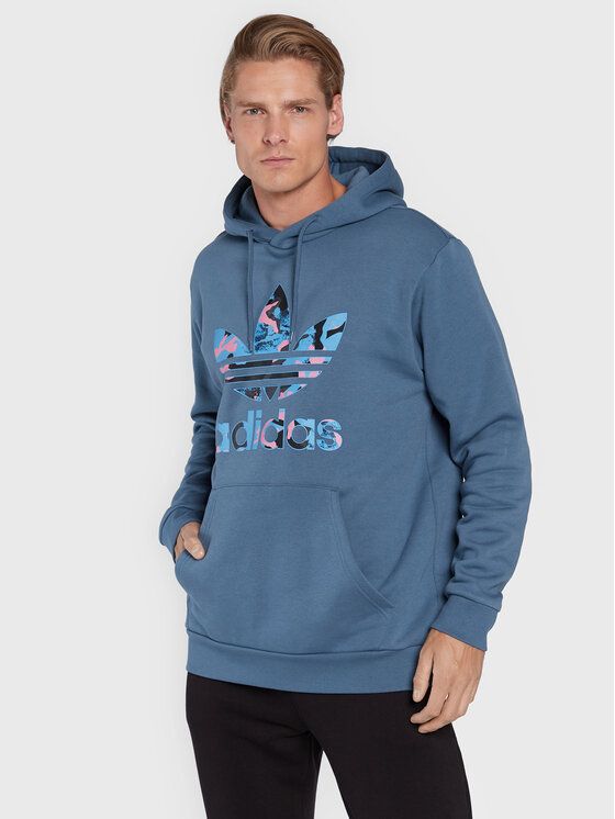 

Худи мужское Adidas 0000300591338 синее L, Синий, 0000300591338