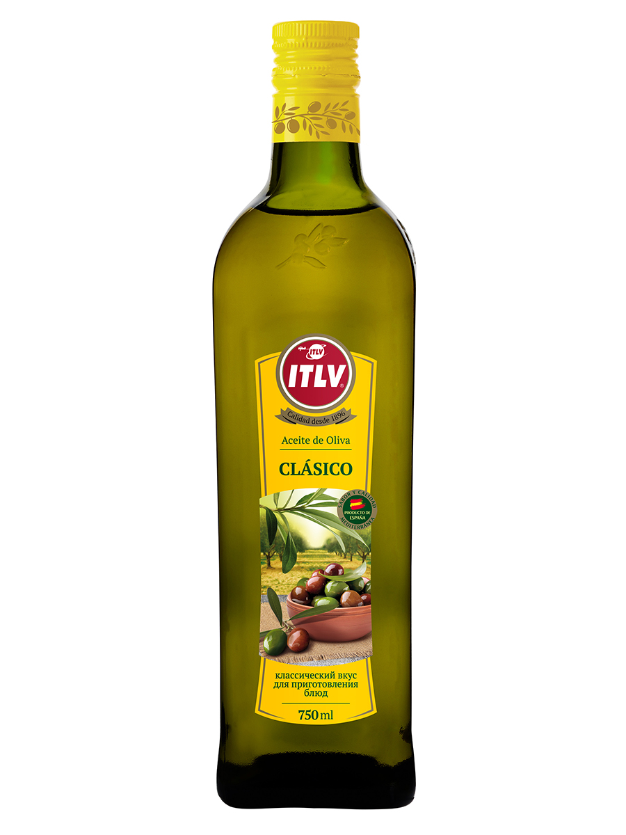 

Масло ITLV оливковое 100% классико 0.75 л