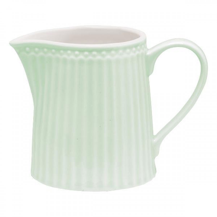 Молочник Greengate Alice pale green 250 мл STWCREAALI3906