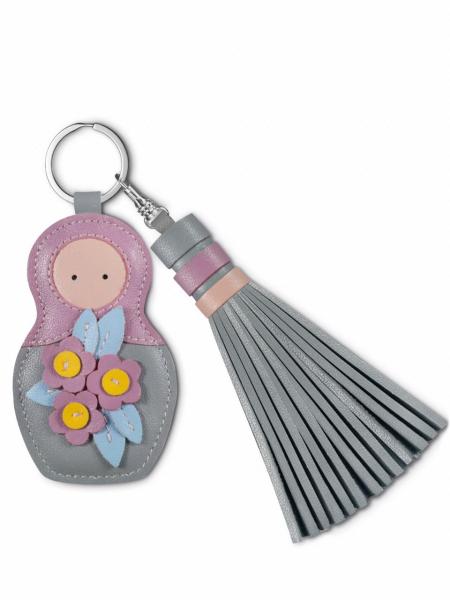 

Брелок женский Woodsurf MATRYOSHKA серый, Разноцветный, MATRYOSHKA
