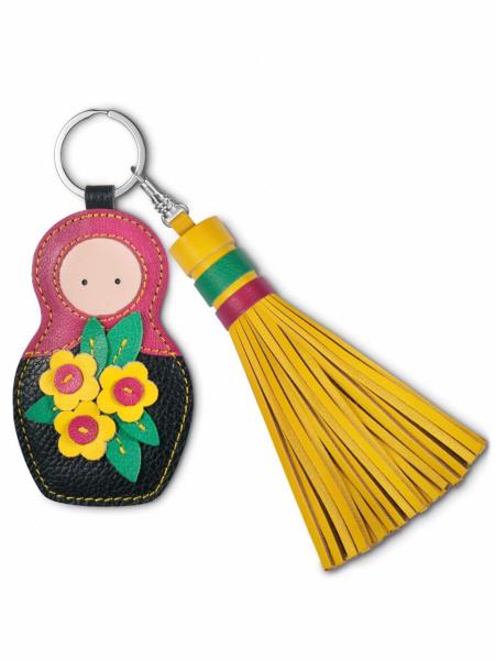 

Брелок женский Woodsurf MATRYOSHKA черный, Разноцветный, MATRYOSHKA
