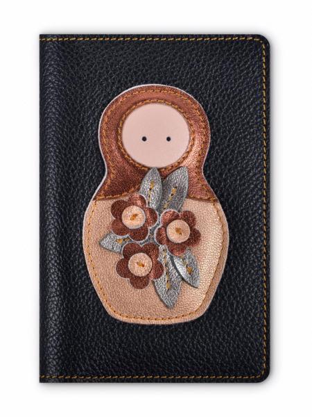 

Обложка для паспорта Woodsurf MATRYOSHKA золотистая, MATRYOSHKA