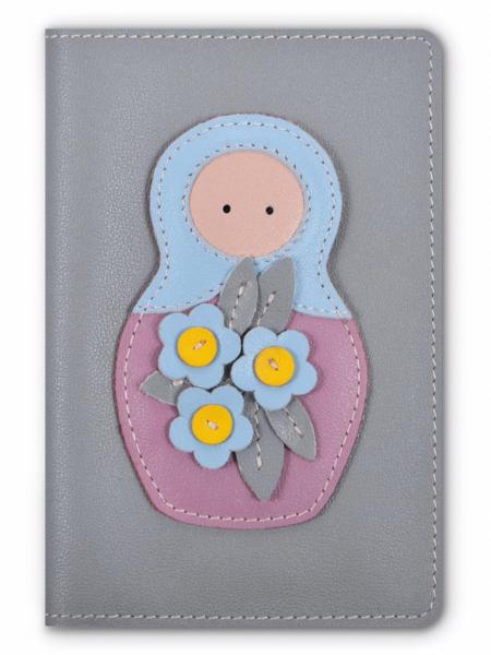 

Обложка для паспорта Woodsurf MATRYOSHKA фиолетовая, MATRYOSHKA