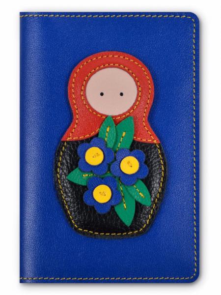 

Обложка для паспорта Woodsurf MATRYOSHKA черная, MATRYOSHKA