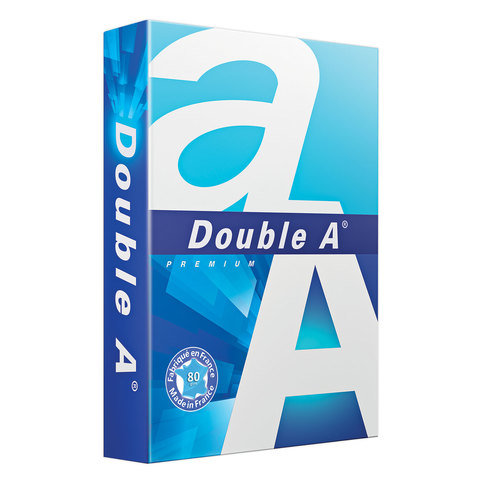 

Бумага офисная Double A 110902, А3, класс А+, 80 г/м2, 500 листов, белизна 175% (CIE), Белый