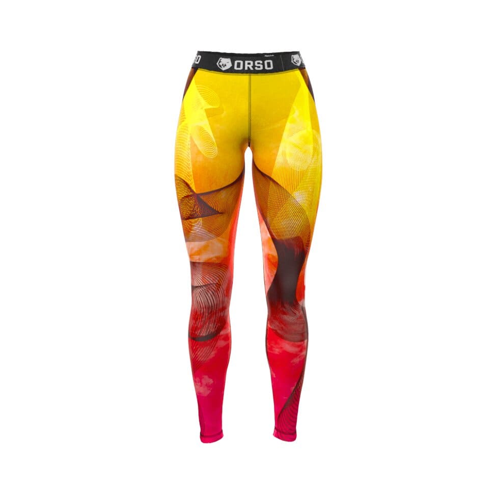 

Спортивные леггинсы женские ORSO Fire Fox разноцветные M, Fire Fox