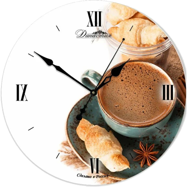 

Настенные часы Династия 33 см Кофе с корицей 01-076, (33 см) Кофе с корицей 01-076