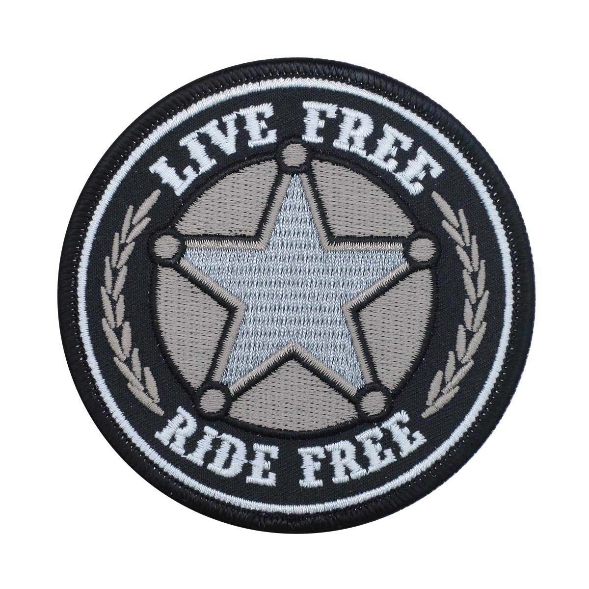 

Термоаппликация Live free 8,5см Hobby&Pro