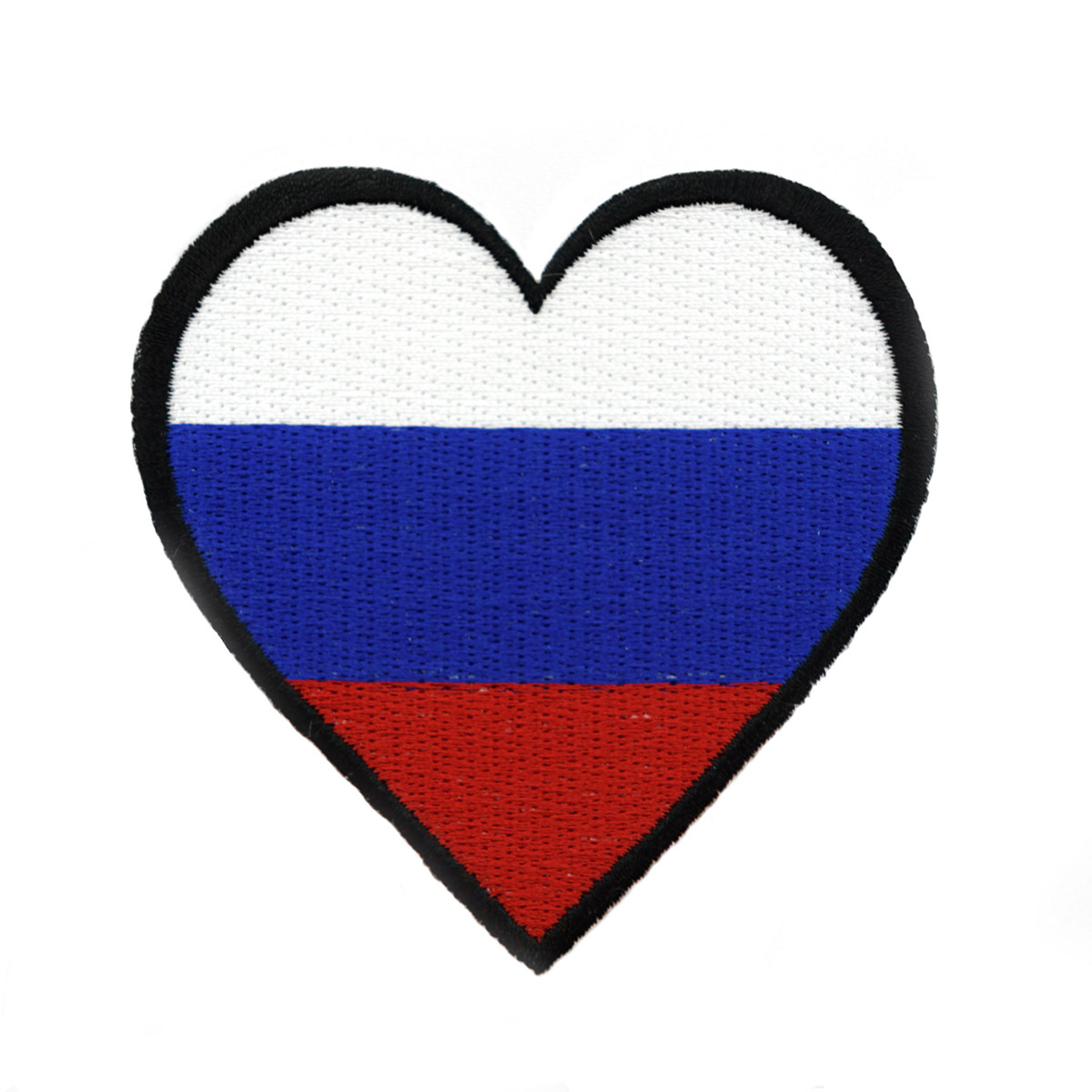 фото Термоаппликация ad1008 флаг россии в форме сердца hobby&pro