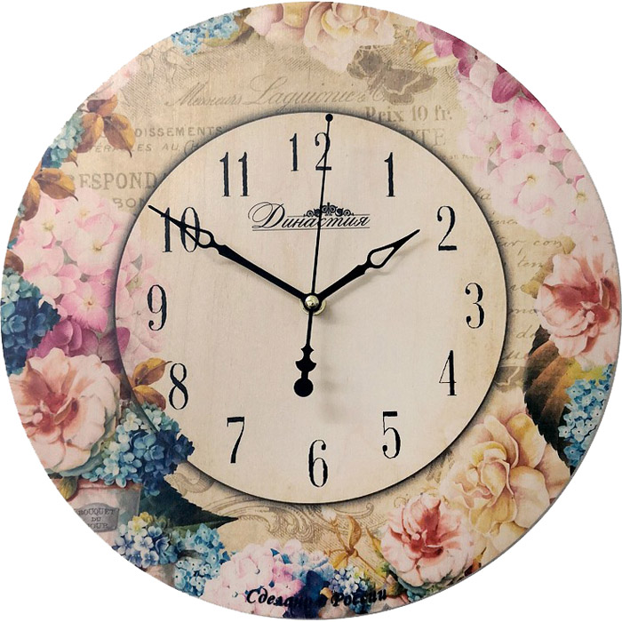 

Настенные часы Династия 33x4x33 см Незабудки-3 02-025, (33x4x33 см) Незабудки-3 02-025