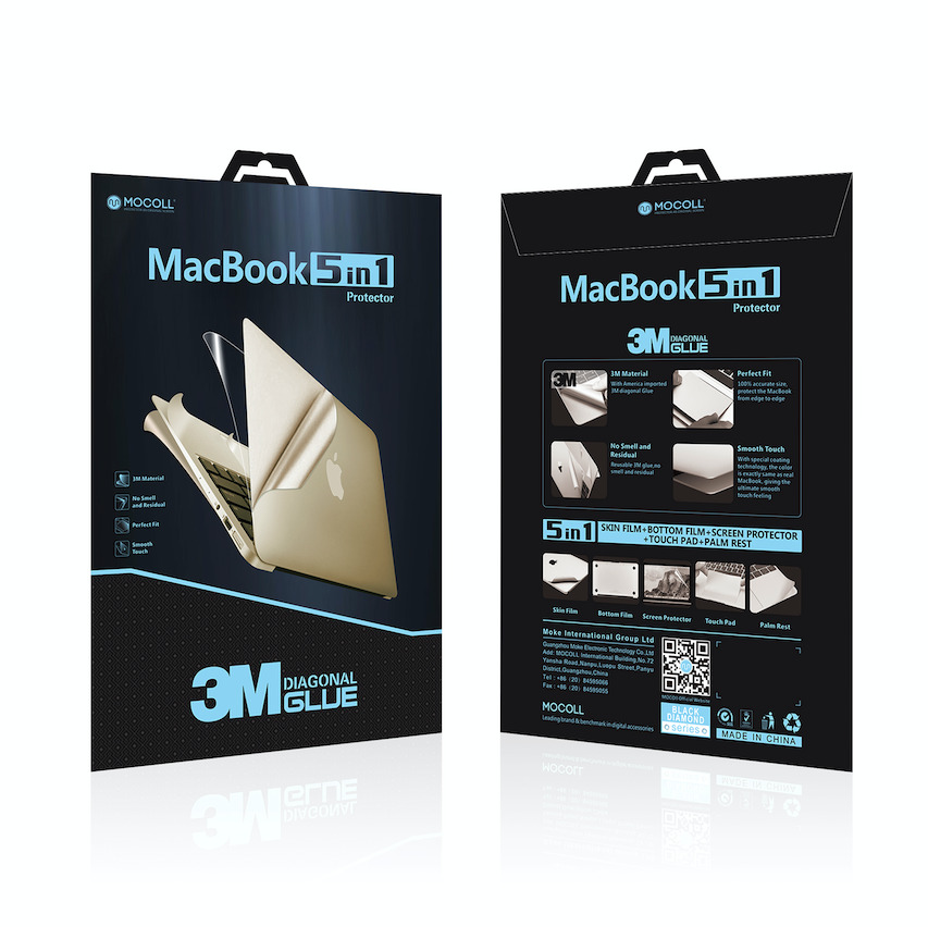 

Защитная пленка MOCOLL Black Diamond для MacBook Air 13" Silver