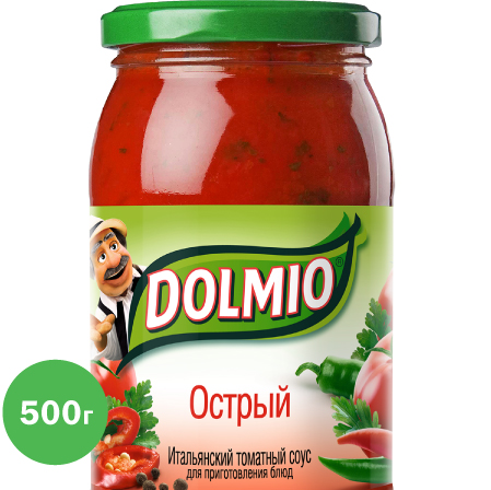 

Соус итальянский Dolmio острый для приготовления блюд 500 г