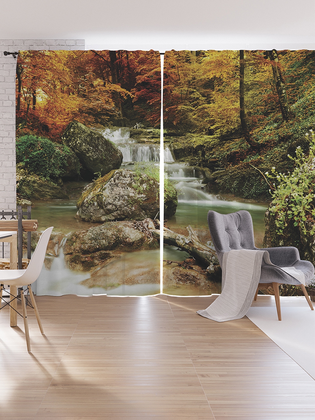 

Шторы под лён JoyArty «Быстрая лесная река», серия Oxford DeLux, 340х265 см, Шторы под лён «Быстрая лесная река», серия Oxford DeLux, 340х265 см