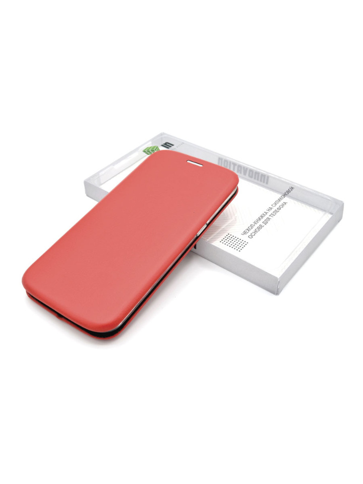 

Чехол-книга INNOVATION для Samsung Galaxy M51, красный