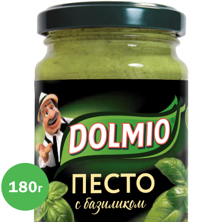 фото Соус песто dolmio с базиликом 180 г