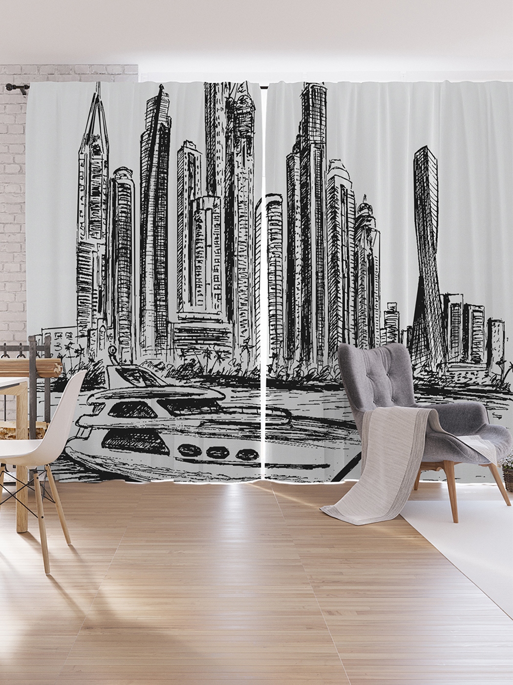 

Шторы под лён JoyArty «На яхте вокруг города», серия Oxford DeLux, 340х265 см, Шторы под лён «На яхте вокруг города», серия Oxford DeLux, 340х265 см