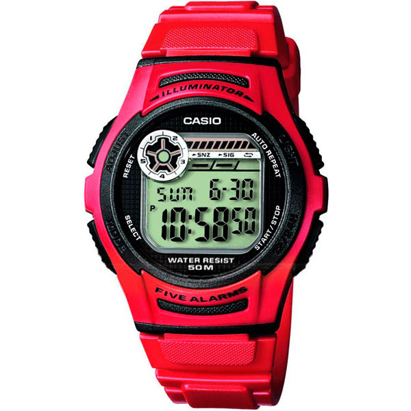 фото Наручные часы электронные мужские casio collection w-213-4a