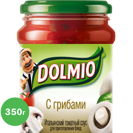 фото Итальянский соус dolmio для приготовления блюд с грибами 350 г