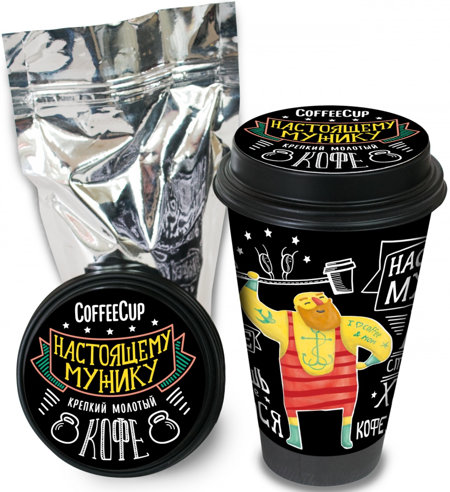 

Кофе Chokocat CoffeeCup "Настоящему мужику", молотый, 100 гр