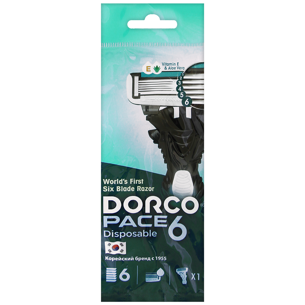 Станок Dorco PACE6 станок для бритья vox 5 лезвий с 1 сменной кассетой