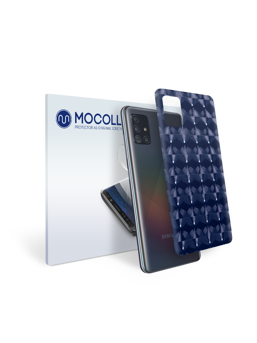 

Пленка защитная MOCOLL для задней панели Samsung GALAXY A20E Кошачий глаз синий