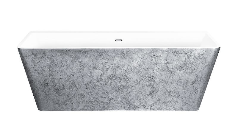 фото Акриловая ванна lagard vela treasure silver 168х80 см