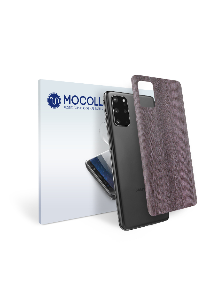 

Пленка защитная MOCOLL для задней панели Samsung GALAXY S20 Plus Дерево Вишня Кинстон