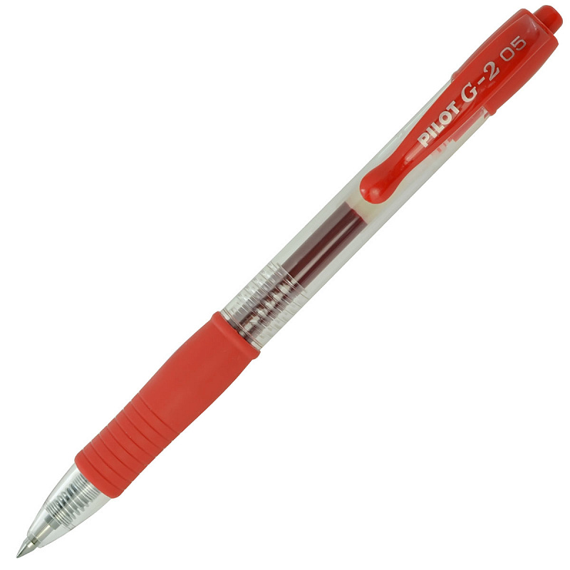 

Ручка гелевая Pilot G2-5 BL-G2-5-R, красная, 0,5 мм, 1 шт.