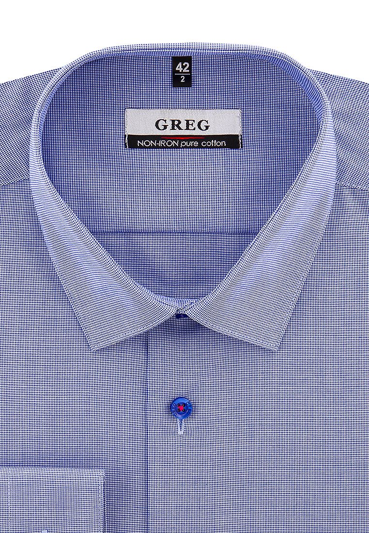 Рубашка мужская Greg 213/231/5577/Z голубая 43