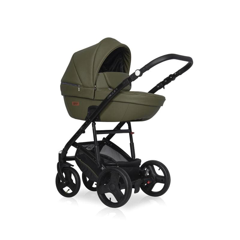 

Коляска 3 в 1 Riko Basic Aicon Ecco 08 оливковый, Aicon Ecco