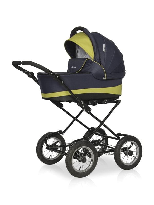 

Коляска 2 в 1 Riko Basic Alfa Classic 01 синий-салатовый, Alfa Classic