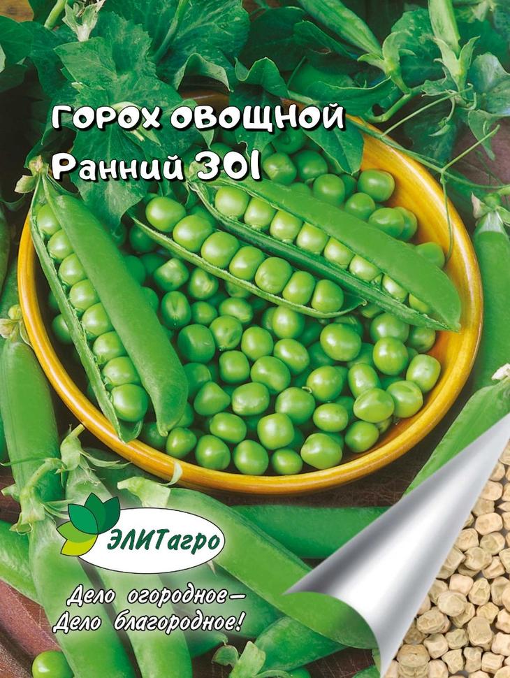 

Семена овощей Элитагро Горох овощной Ранний 301 20 г