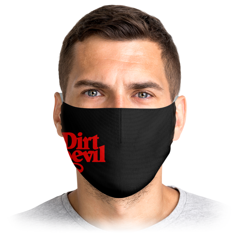 

Многоразовая маска Printio Dirt devil красная M, Dirt devil