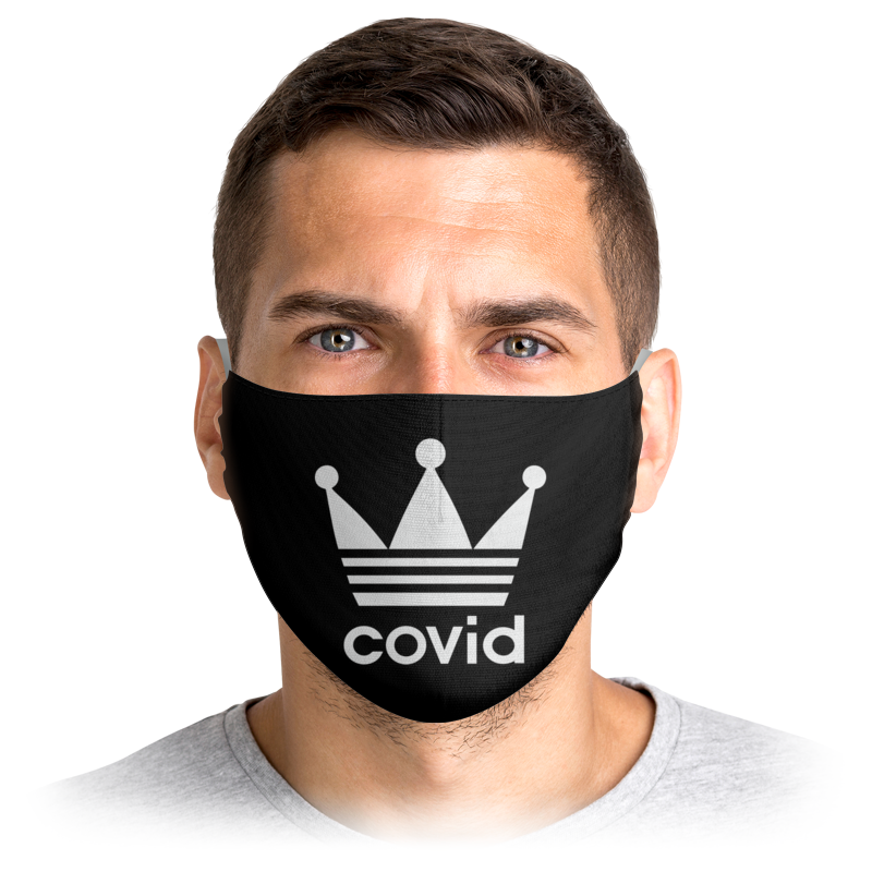 

Многоразовая маска Printio Covid-19 белая M, Covid-19