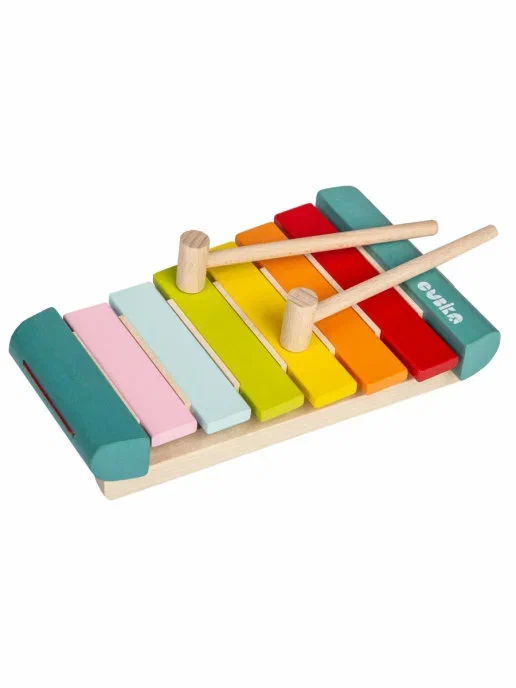 фото Музыкальная игрушка деревянная cubika ксилофон детский