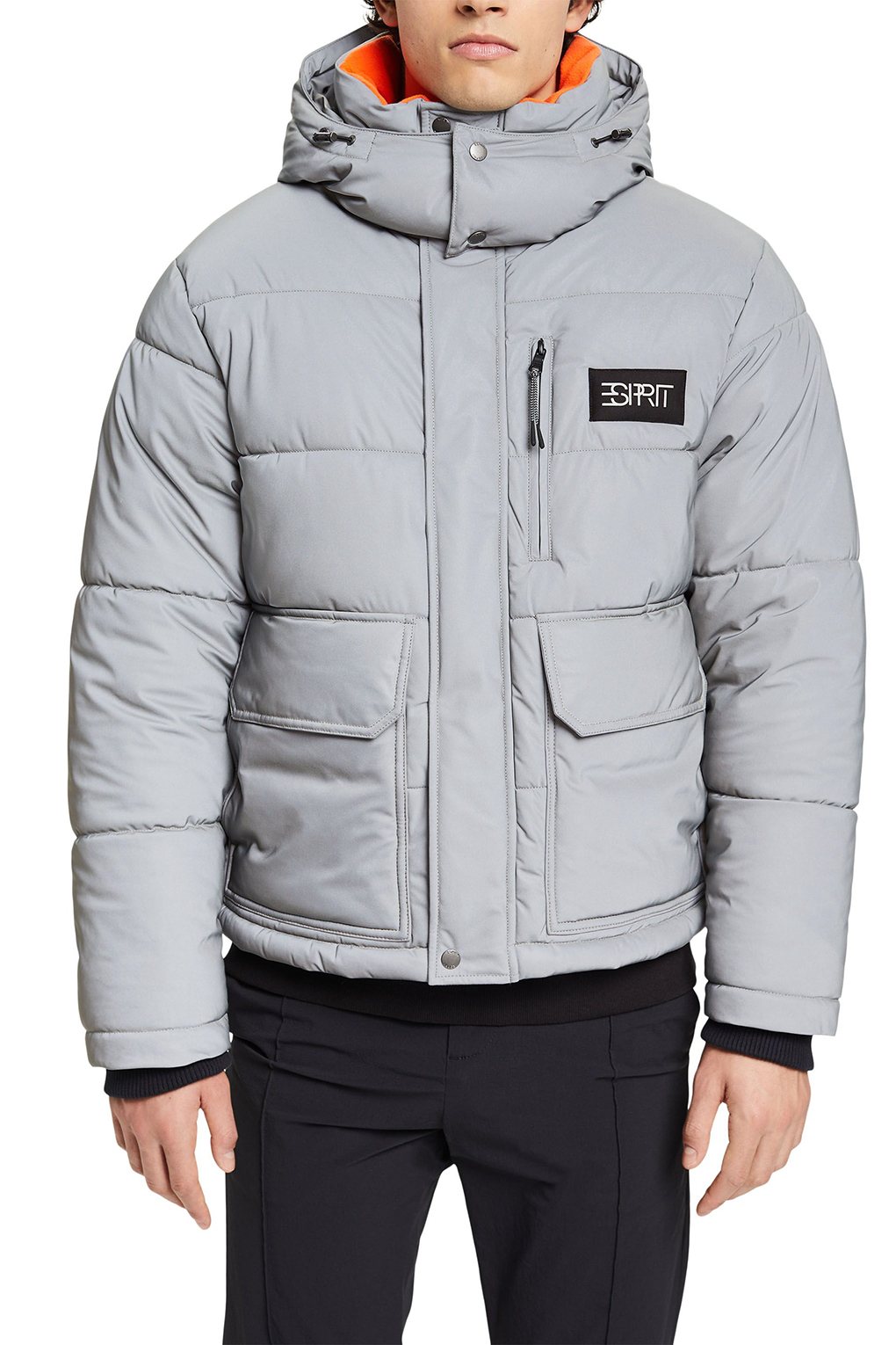 

Куртка мужская Esprit Casual 112EE2G316 серая M, Серый, 112EE2G316