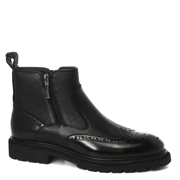 

Ботинки мужские Maison David H2729D-3A черные 44 EU, Черный, H2729D-3A