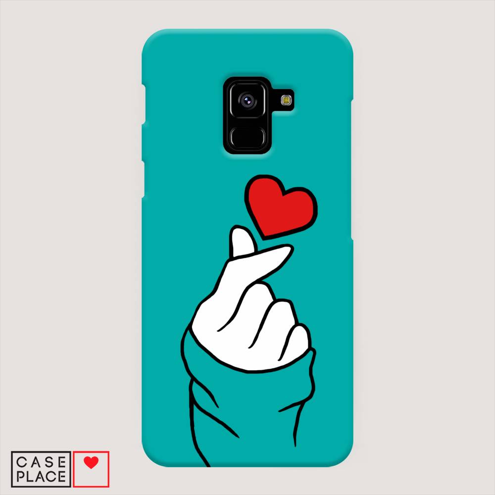 

Пластиковый чехол "Маленькое сердечко" на Samsung Galaxy A8 2018, 25420-5