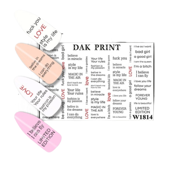 

Слайдер Dak Print W1814