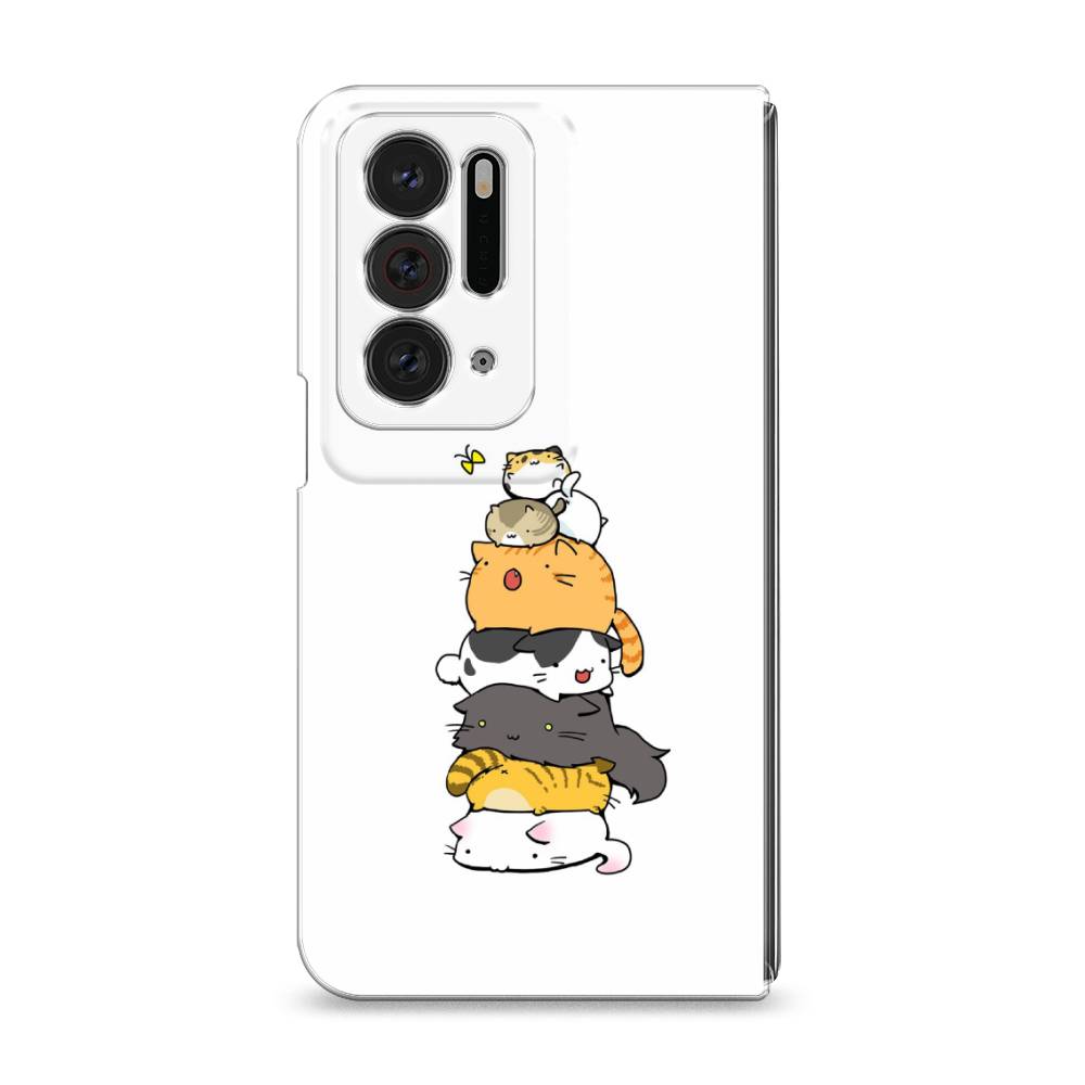 

Чехол Awog на Oppo Find N "Бутерброд из котиков", Разноцветный, 259650-10