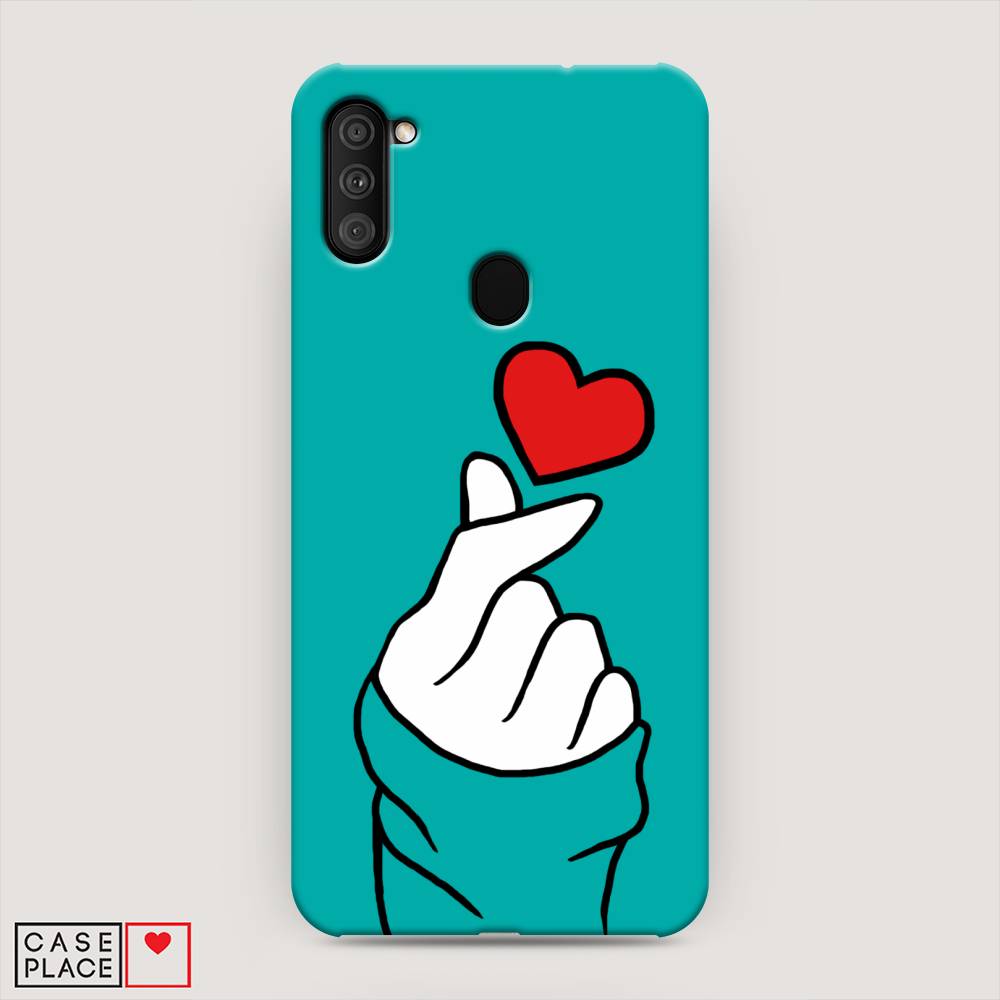 

Пластиковый чехол "Маленькое сердечко" на Samsung Galaxy M11, 2100620-5