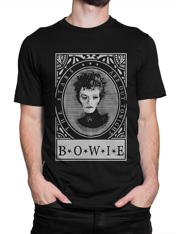 фото Футболка мужская design heroes david bowie черная 3xl