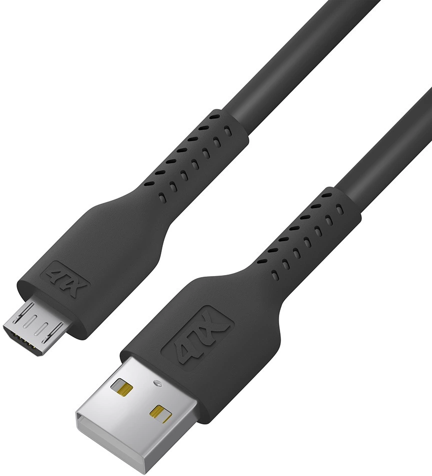 Аксессуар 4PH USB - MicroUSB 50 cm Black 4PH-R90061