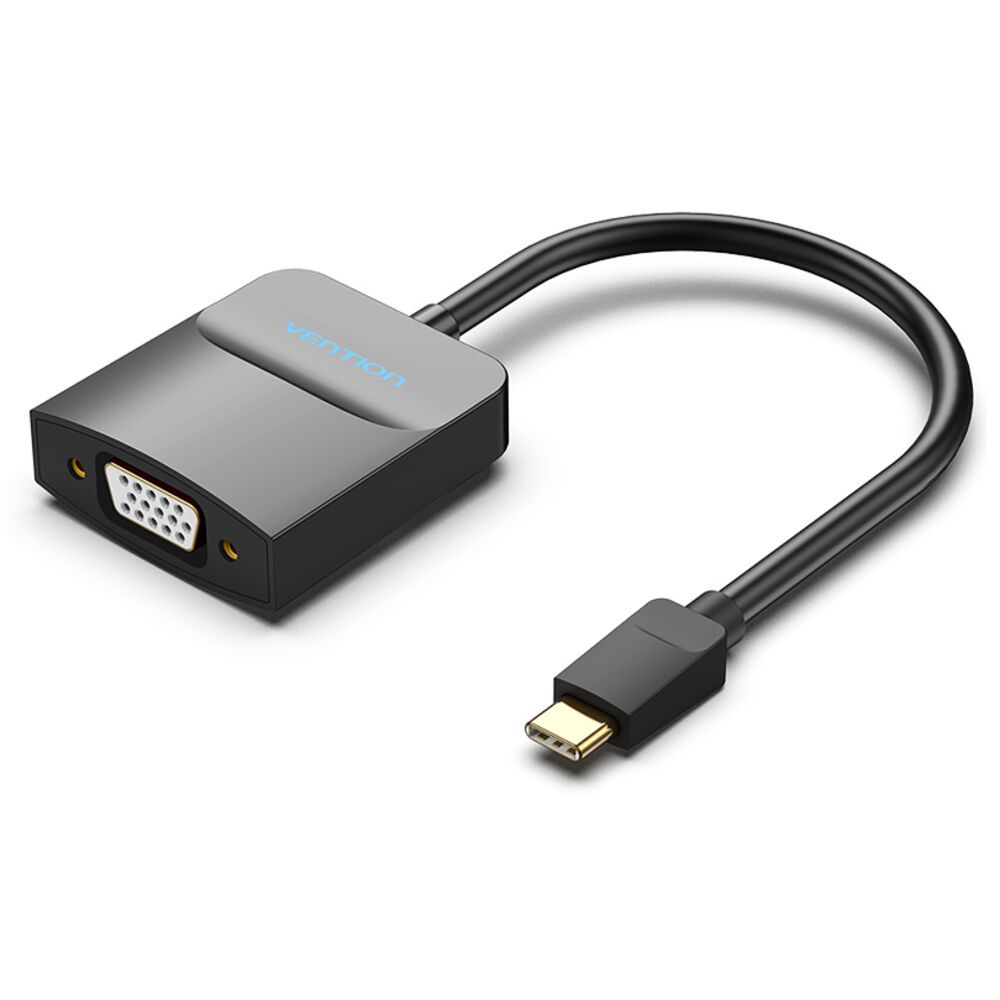 Адаптер Vention USB Type-C - VGA вилка-розетка м (TDDBB)